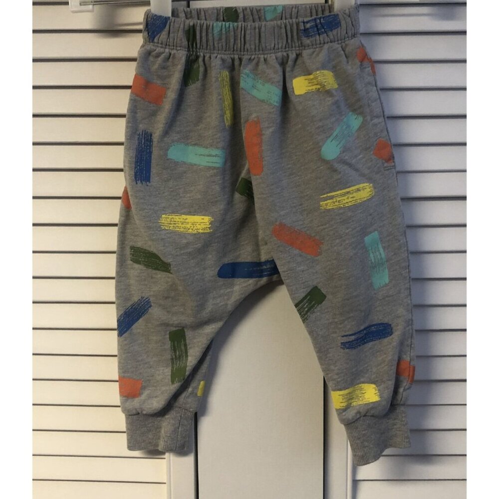 Open Edit Size 2 Grey With Print Joggers